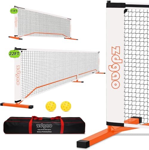 Zdgao Portable Pickleball Net Set, 22 FT Regulation Size...