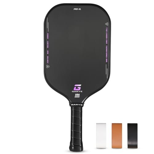 GARYE Pickleball Paddles, 16MM T700 Thermoformed Raw Carbon...