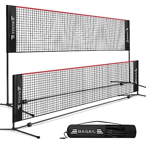 BAGAIL Badminton Net, Foldable Sports Net 10 FT/ 14 FT/...