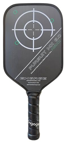 Engage Pickleball Pursuit MAXX MX 6.0 Carbon Fiber Paddle,...