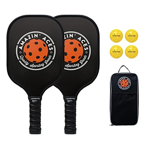 Amazin' Aces Classic Graphite Pickleball Paddle Set of 2...