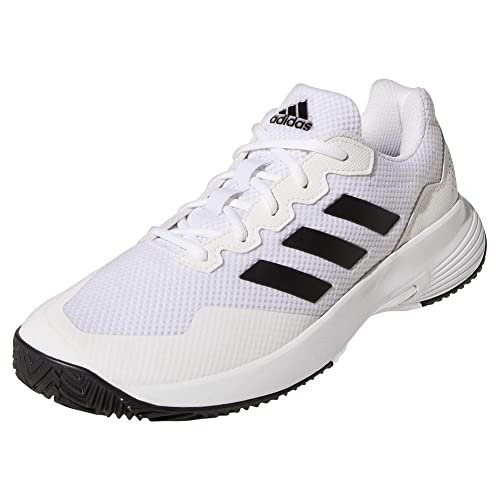 adidas Men's Gamecourt 2 Tennis Shoes, White/Core...