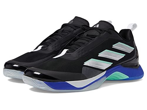 adidas Women's Avacourt Sneaker, Black/Silver...