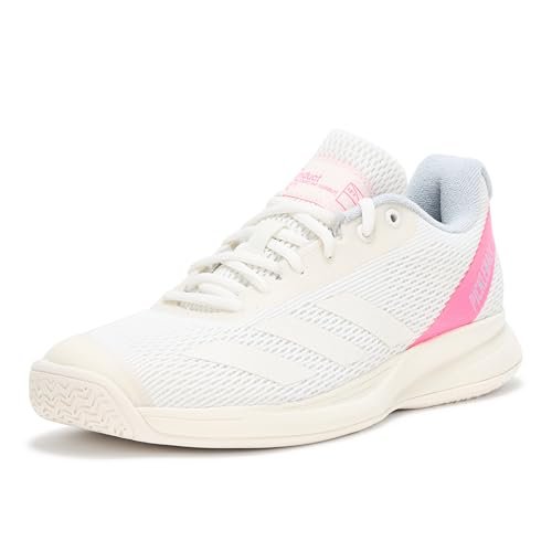 adidas Women's Courtflash Pickleball Sneaker, White/Silver...