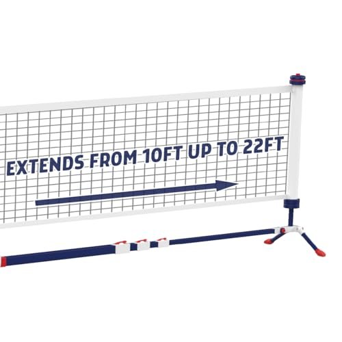 EastPoint Adjustable Pickleball Net – Fully Pre-Assembled...
