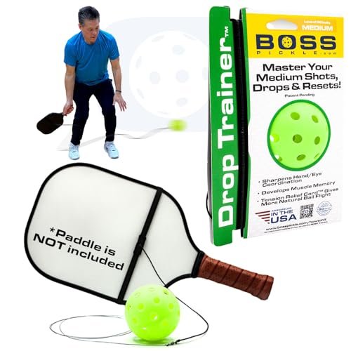 BOSSpickle Pickleball Trainer for Drop Practice. Pickleball...