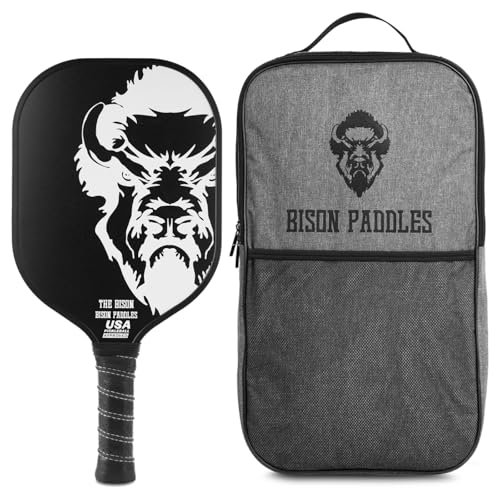 Bison Paddles: Carbon Graphite Pickleball Paddles -...
