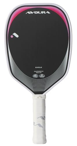 Avoura Rivelle Hybrid Pickleball Paddle, Toray t700 Carbon...