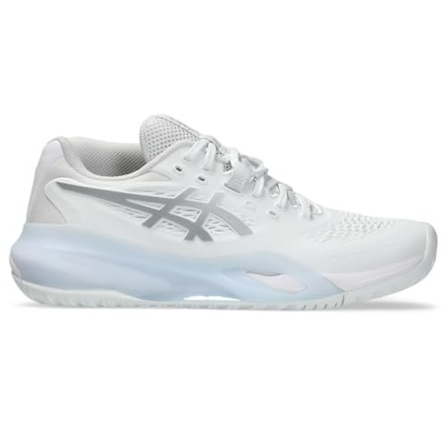 ASICS Women's Gel-Resolution X Tennis Shoes, 8, White/Pure...