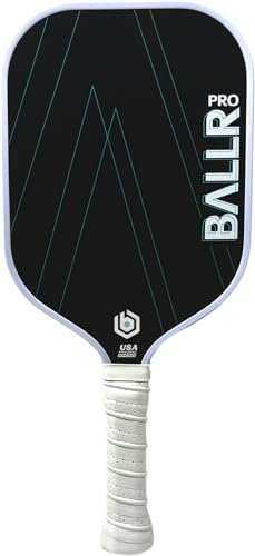 BALLR Pro Pickleball Paddle with T700 Carbon Fiber Surface...