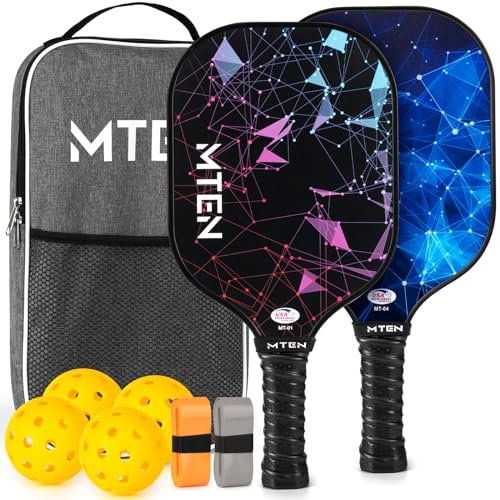 Pickleball Paddles, USAPA Approved Pickleball Paddles Set...