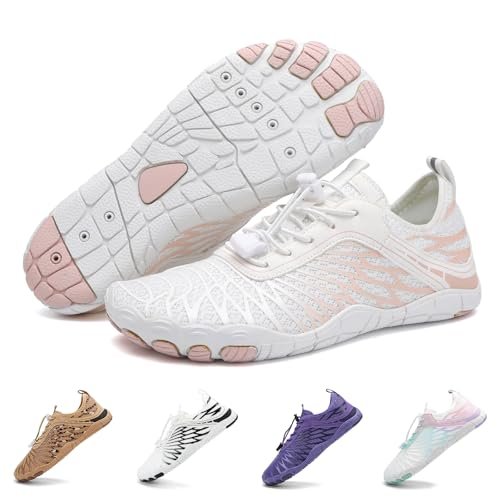 RUFONE Hike Barefoot Shoes for Women Men Breathable &...