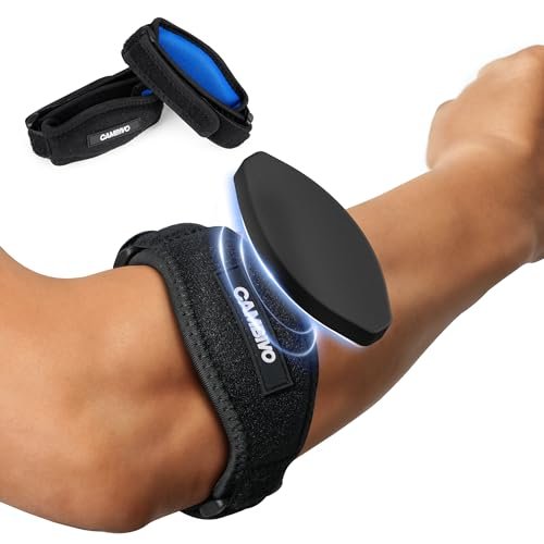CAMBIVO 2 Pack Tennis Elbow Brace for Men & Women,...
