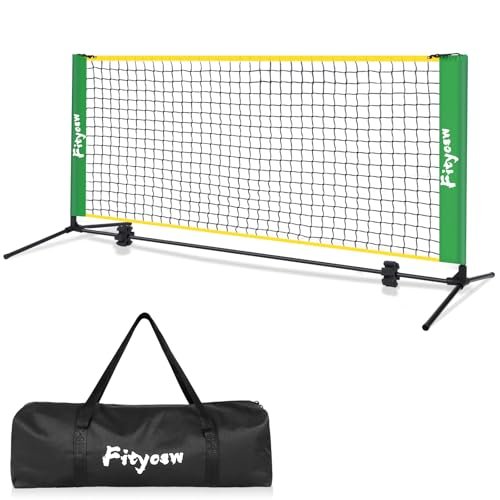 FITYCSW 6FT Small Mini Pickleball Net Portable Outdoor...