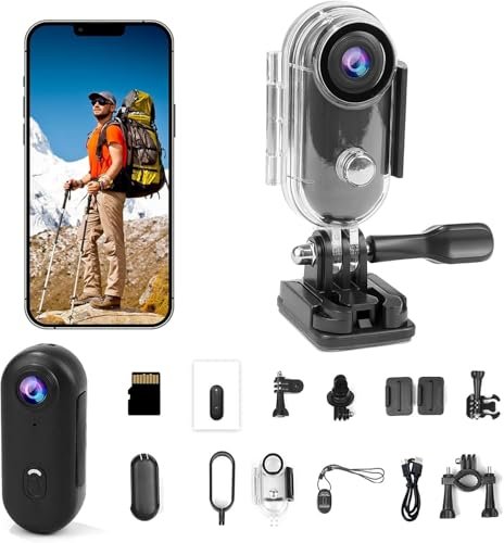 Li&Lu 4K Thumb Action Camera, Sports & Action Video...