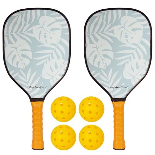 Pickleball Paddles Set of 2, USAPA Approved Sports Set...