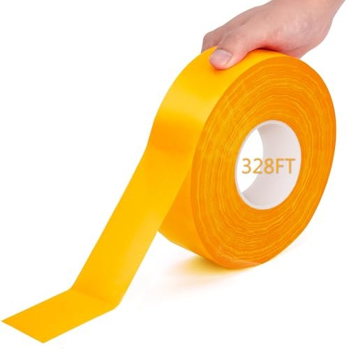 AEXHOT 328FT Pickleball Court Marking Kit Orange Temporary...