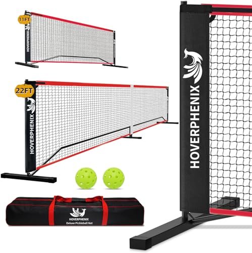 Portable Pickleball Net, Regulation Size 22FT and 11FT Half...