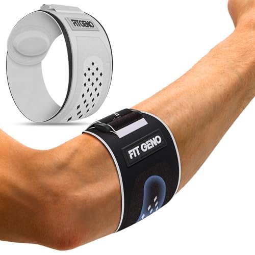 Fit Geno Elbow Brace for Tennis & Golfer's Elbow:...