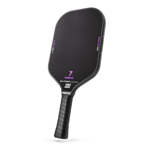 YVmove T800+3K Carbon Fiber Pickleball Paddles with 16mm...