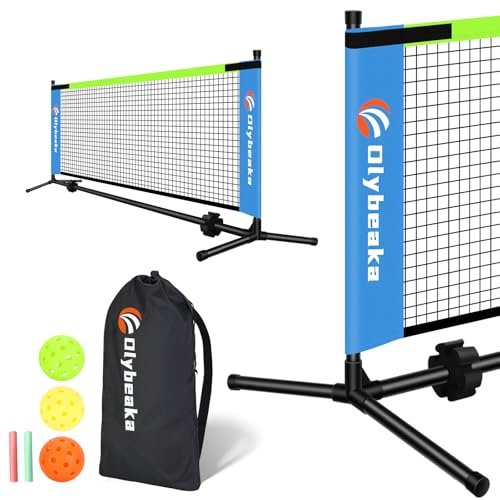 Mini Pickleball Net for Beginners Pros, Half Court Small...