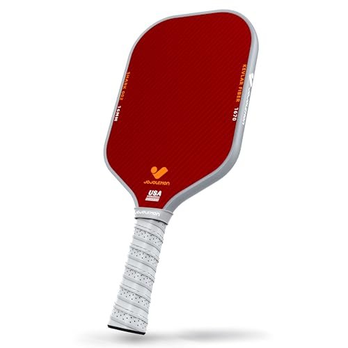 JOJOLEMON Pickleball Paddles, Hybrid Carbon Fiber & Kevlar...