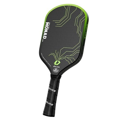 Doluke Raw Carbon Fiber Pickleball Paddles, Featured with...