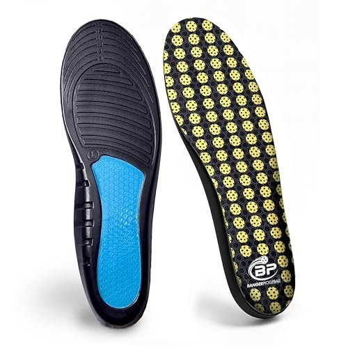Banger CourtLoc Pickleball Insoles for Men – Low-Profile...
