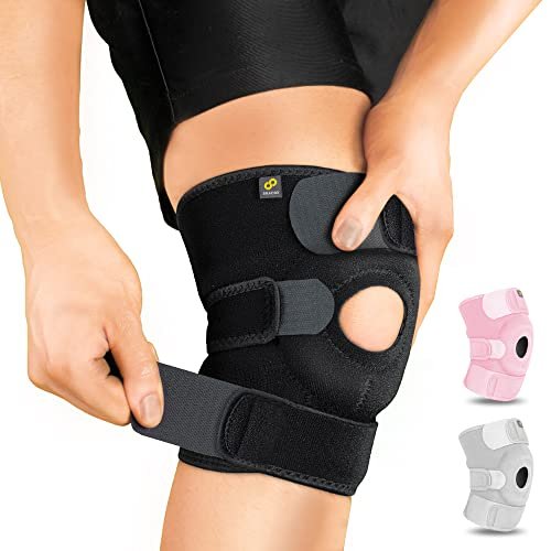Bracoo Adjustable Compression Knee Patellar Pad Tendon...