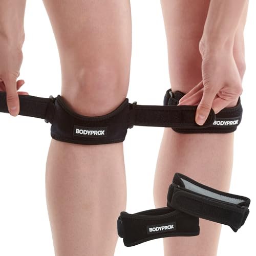 Bodyprox Patella Tendon Knee Strap 2 Pack, Knee Pain...