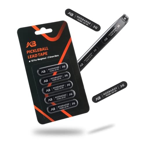 Neobadge Pickleball Lead Tape - Super High Adhesive Lead...