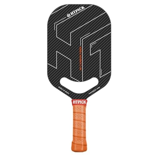 Pickleball Paddles, 3K Raw Carbon Fiber Pickleball Paddle...