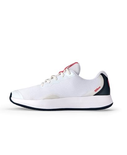 WILSON Women's Intrigue Lite Tennis Sneaker, White/Navy...