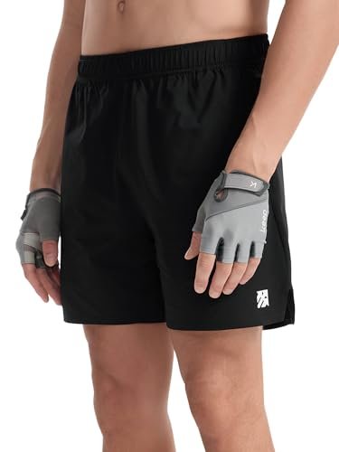 SENBWL Mens Running Shorts Moisture Wicking Quick Dry Fit...