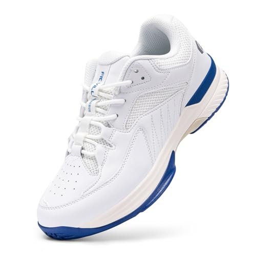 FitVille Men‘s Wide Pickleball Shoes All Court Tennis Shoes...