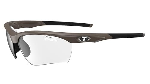 Tifosi Vero Sunglasses (Iron, Clear Lens)