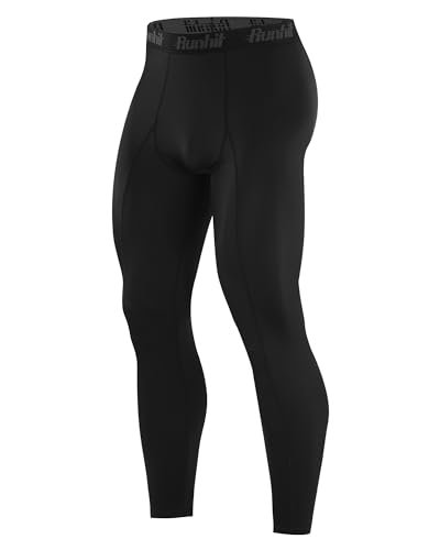 Runhit Men’s Compression Pants Running Tights Workout...