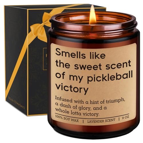 GSPY Scented Candle - Pickleball Gifts for Women, Men -...