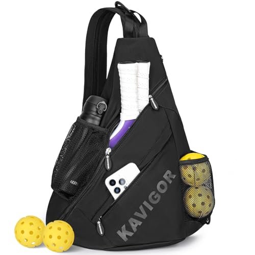 KAVIGOR 2025 Pickleball Sling Bag, Convertible Ultra-Light...