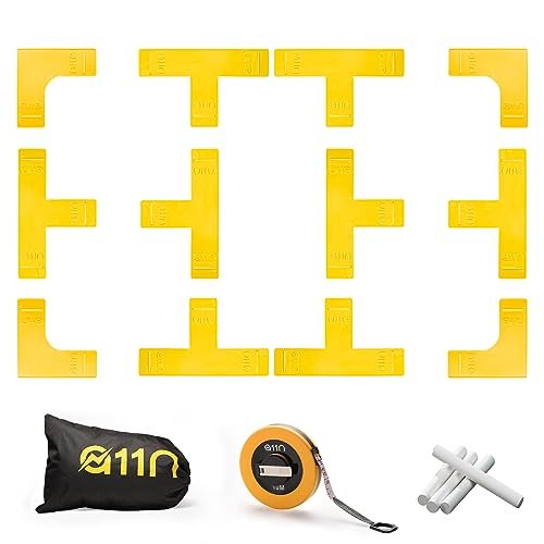 A11N Pickleball Court Marking Kit - Throw Down Markers...