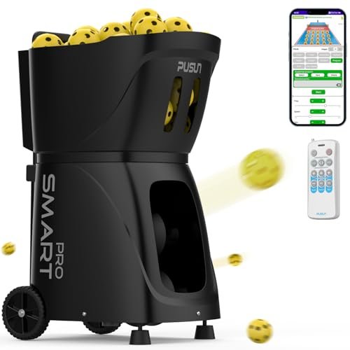 PUSUN PP Smart PRO Pickleball Machine - 85+ Ball...