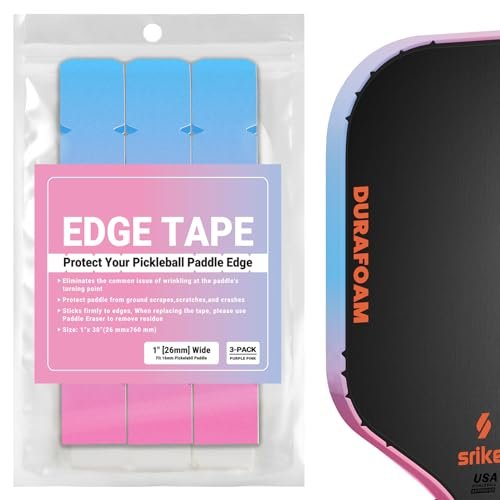 Srikel Pickleball Edge Guard Tape – Pickleball Paddle Edge...