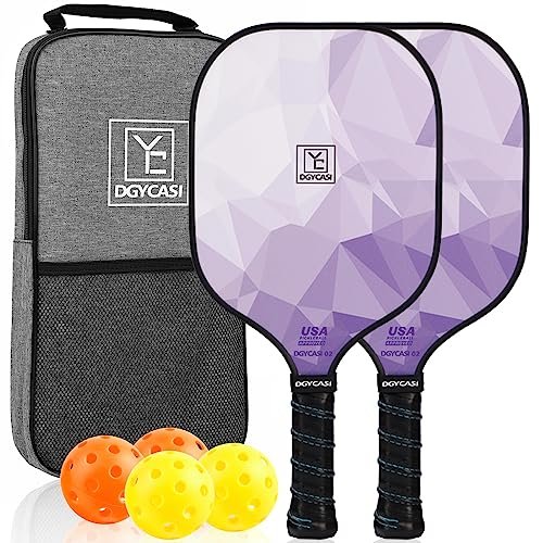 Pickleball Paddles Set of 2, 2025 USAPA Approved Pickleball...