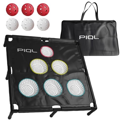 PIQL Pro Pickleball Target Net - Pickle Ball Training Aid...
