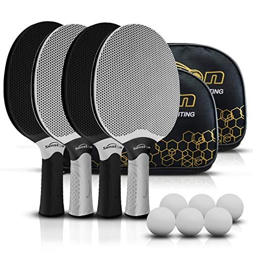 Senston Table Tennis Rackets Set,Professional Ping Pong...