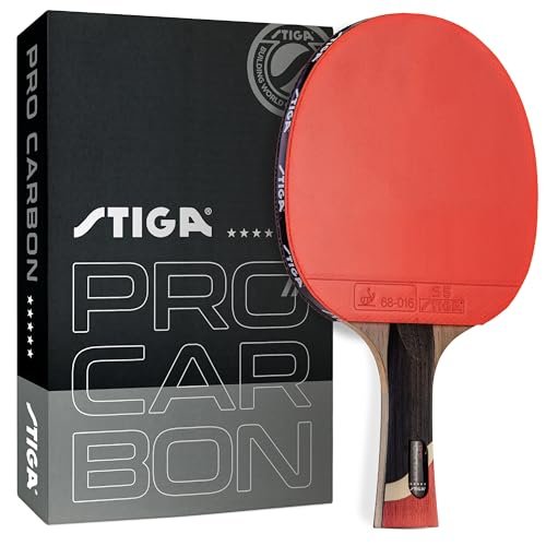 STIGA Pro Carbon Performance-Level Table Tennis Racket with...