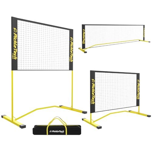 PICKLETECH Flex Version 4 ft Pickleball Practice Rebounder,...