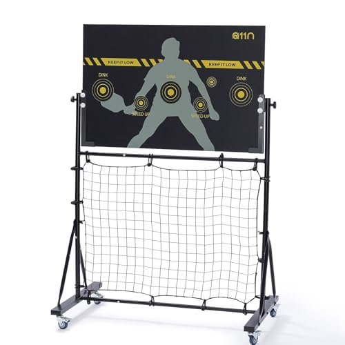 [Upgraded] A11N Pickleball Practice Rebounder, Adjustable...