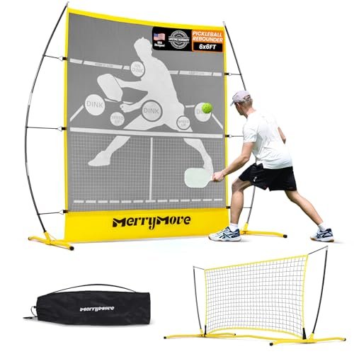 MerryMove Pickleball Practice Rebounder Net: Pickleball...