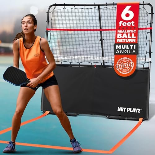Pickleball Rebounder Training Aid: Adjustable Angles, Easy...